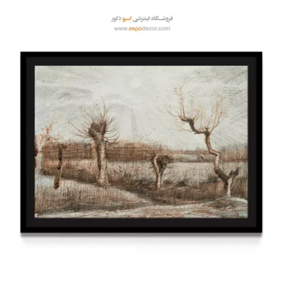 خرید تابلو مناسب کافی‌شاپ - پولاردها – تابلو نقاشی های ون گوگ - اسپو دکور