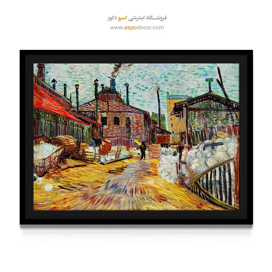 خرید تابلو برای گالری دیواری - کارخانه – تابلو نقاشی های ون گوگ - اسپو دکور