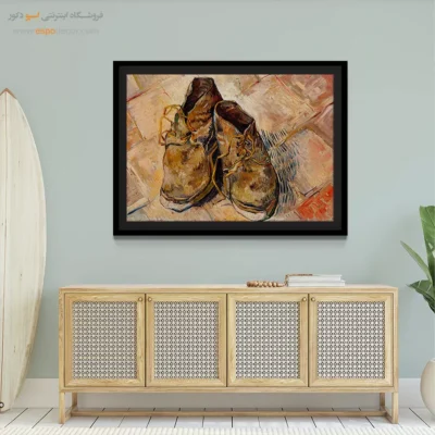 خرید فروش تابلو هنری - کفش – تابلو نقاشی های ون گوگ - اسپو دکور