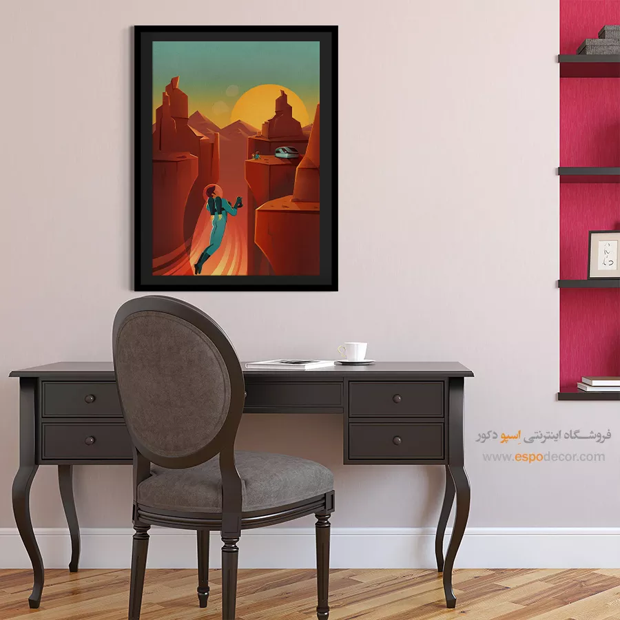 طراحی وینتیج - پوستر سفر فضایی ۲۰۱۵ – تابلو پوستر وینتیج - اسپو دکور