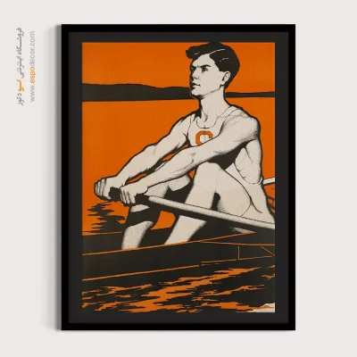 کیفیت چاپ دیجیتال وینتیج - قایق مسابقه‌ای – تابلو پوستر وینتیج - اسپو دکور
