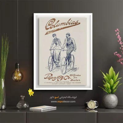 پوستر دیواری مدرن - دفترچه راهنمای گردشگران 1892 – تابلو پوستر وینتیج - اسپو دکور