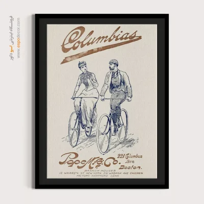 پوستر دیواری مدرن - دفترچه راهنمای گردشگران 1892 – تابلو پوستر وینتیج - اسپو دکور