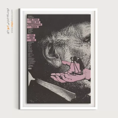 خرید اینترنتی پوستر - تزار گوشش عکس گرفته – تابلو پوستر وینتیج - اسپو دکور