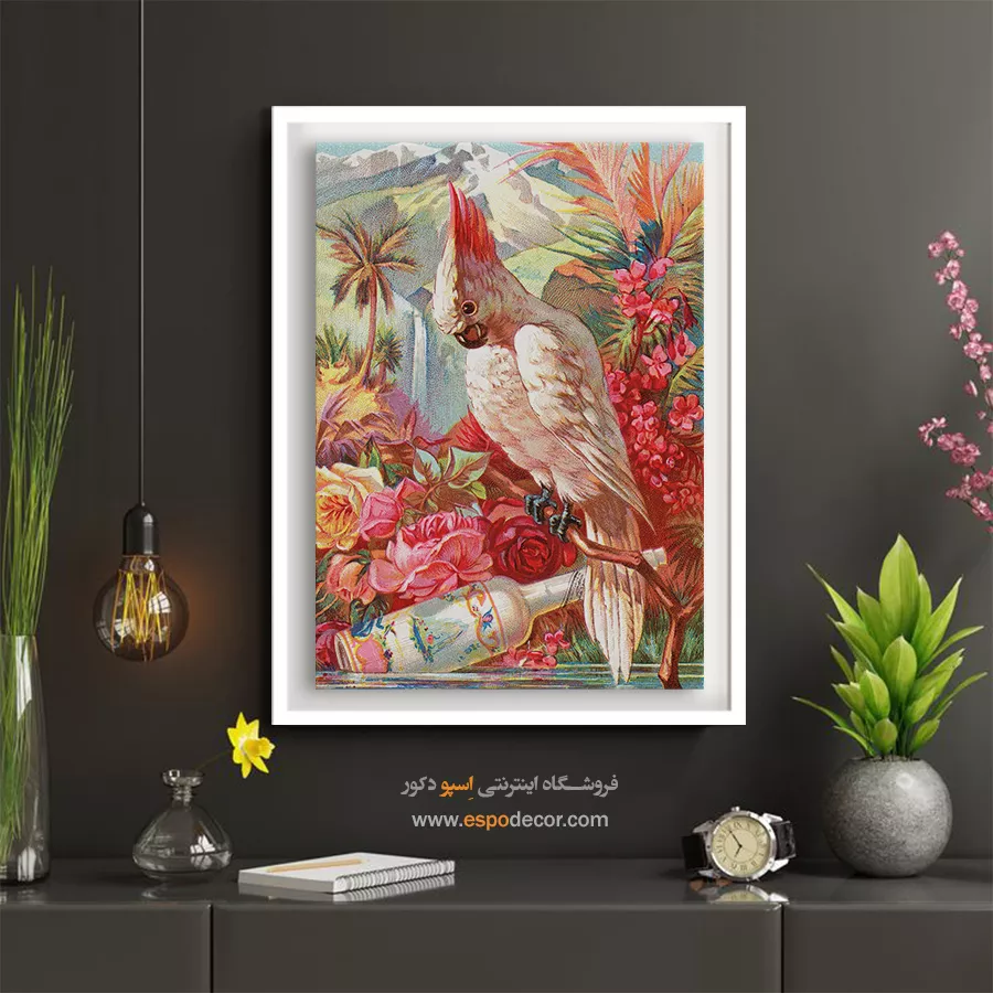 تابلو اروپایی نوستالژیک - فلوریدا واتر – تابلو پوستر وینتیج - اسپو دکور