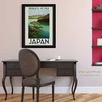 بوم ژاپنی وینتیج - پوستر مسافرتی ژاپن در دهه 1930 – تابلو پوستر وینتیج - اسپو دکور