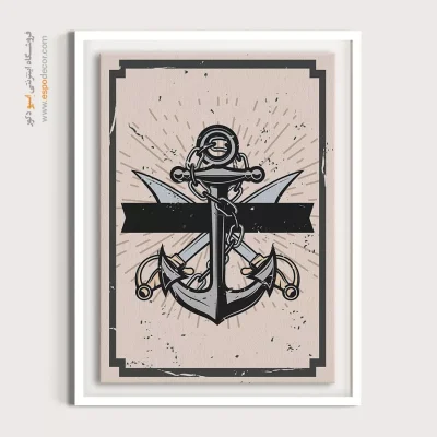 سفارش آنلاین تابلو دیواری - شمشیر دزدان دریایی – تابلو پوستر وینتیج - اسپو دکور