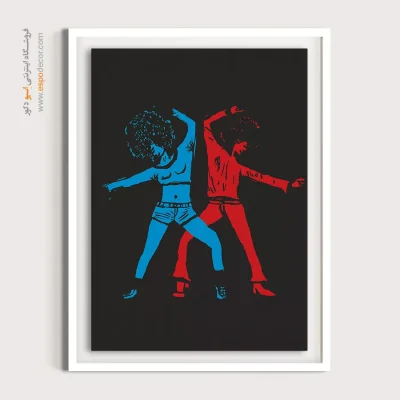 خرید تابلو از سایت معتبر - رقصنده – تابلو پوستر وینتیج - اسپو دکور