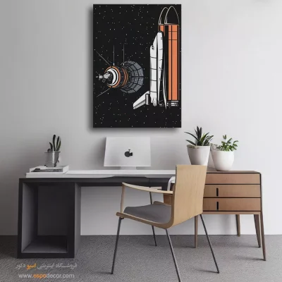 دکور اتاق خواب با تابلو دیواری