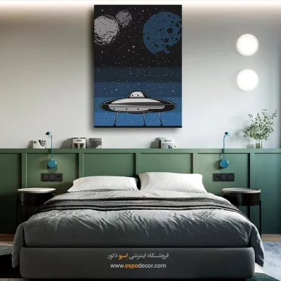 دکور بهاری با تابلو دیواری