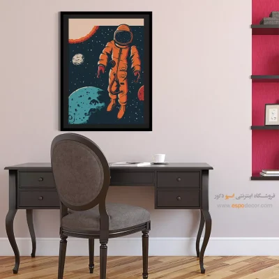 چرا تابلو وینتیج بخریم؟ - سفر فضایی فضانورد – تابلو پوستر وینتیج - اسپو دکور
