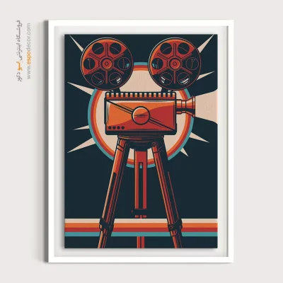 شیک‌ترین تابلوهای دکوراسیون - جشنواره فیلم‌های هنری – تابلو پوستر وینتیج - اسپو دکور