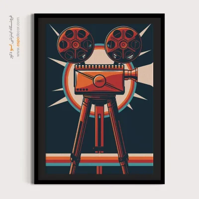 شیک‌ترین تابلوهای دکوراسیون - جشنواره فیلم‌های هنری – تابلو پوستر وینتیج - اسپو دکور