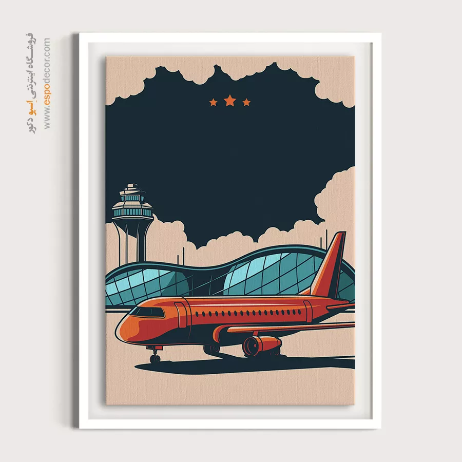 پوستر چاپ شده قدیمی - تورهای تعطیلات – تابلو پوستر وینتیج - اسپو دکور