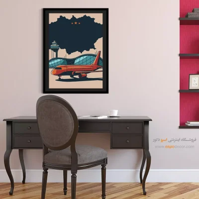 پوستر چاپ شده قدیمی - تورهای تعطیلات – تابلو پوستر وینتیج - اسپو دکور