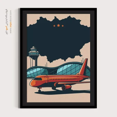 پوستر چاپ شده قدیمی - تورهای تعطیلات – تابلو پوستر وینتیج - اسپو دکور