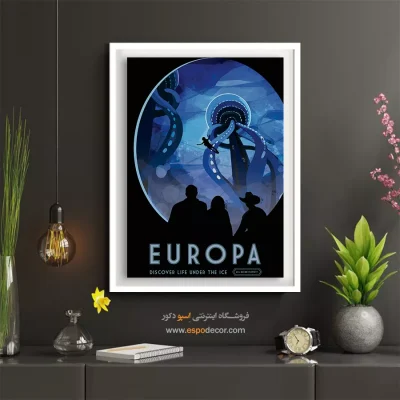 سفارش آنلاین پوستر قدیمی - چشم‌اندازهای آینده اروپا – تابلو پوستر وینتیج - اسپو دکور