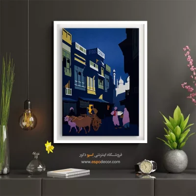 خرید تابلو مناسب هنردوستان - از هند دیدن کنید – تابلو پوستر وینتیج - اسپو دکور