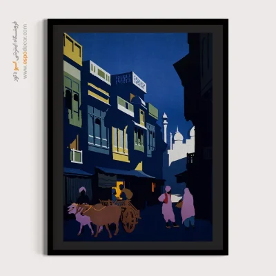 خرید تابلو مناسب هنردوستان - از هند دیدن کنید – تابلو پوستر وینتیج - اسپو دکور