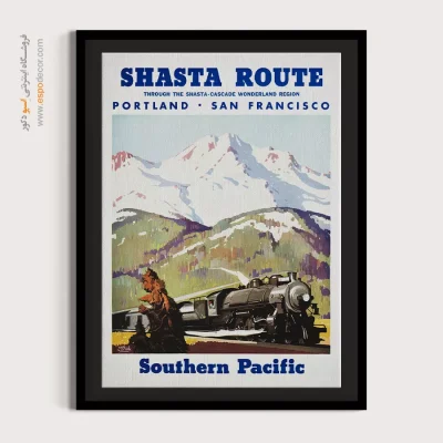 پوستر دیواری برای دفتر کار - جنوب اقیانوس آرام ۱۹۵۰ – تابلو پوستر وینتیج - اسپو دکور