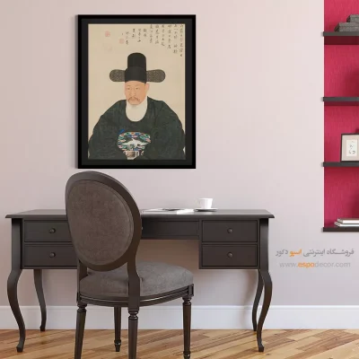 تابلو دیواری مخصوص مهدکودک - پرتره محقق – تابلو پوستر وینتیج - اسپو دکور