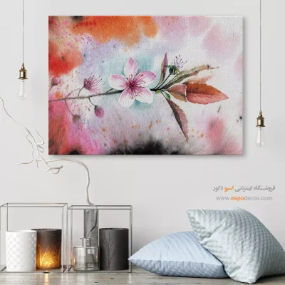 تابلو طرح آبرنگی - اسپو دکور