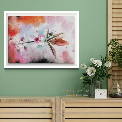 تابلو طرح آبرنگی - اسپو دکور
