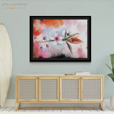 تابلو طرح آبرنگی - اسپو دکور