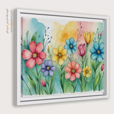 تابلو طرح آبرنگی - اسپو دکور