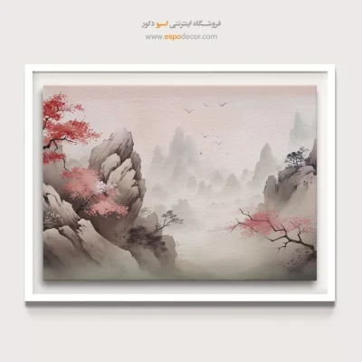 تابلو طرح آبرنگی - اسپو دکور