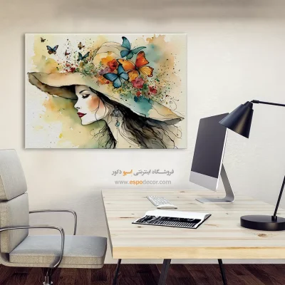 تابلو طرح آبرنگی - اسپو دکور