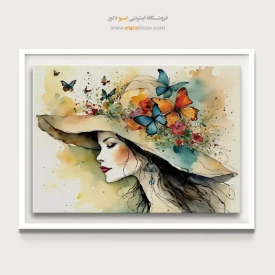 تابلو طرح آبرنگی - اسپو دکور