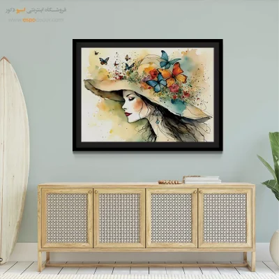 تابلو طرح آبرنگی - اسپو دکور