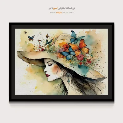 تابلو طرح آبرنگی - اسپو دکور