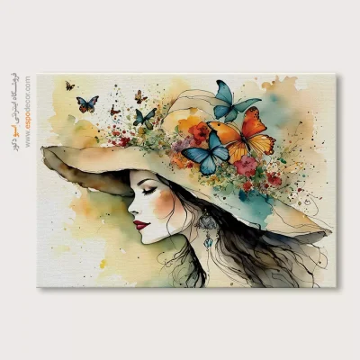 تابلو طرح آبرنگی - اسپو دکور