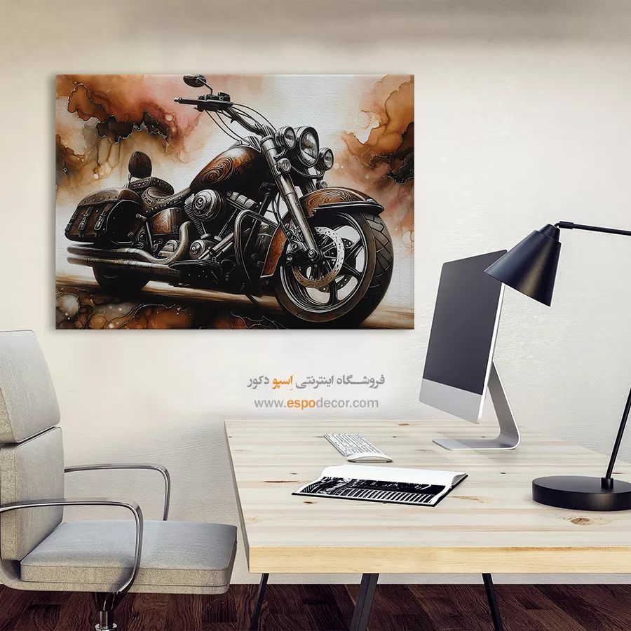 تابلو طرح آبرنگی - اسپو دکور