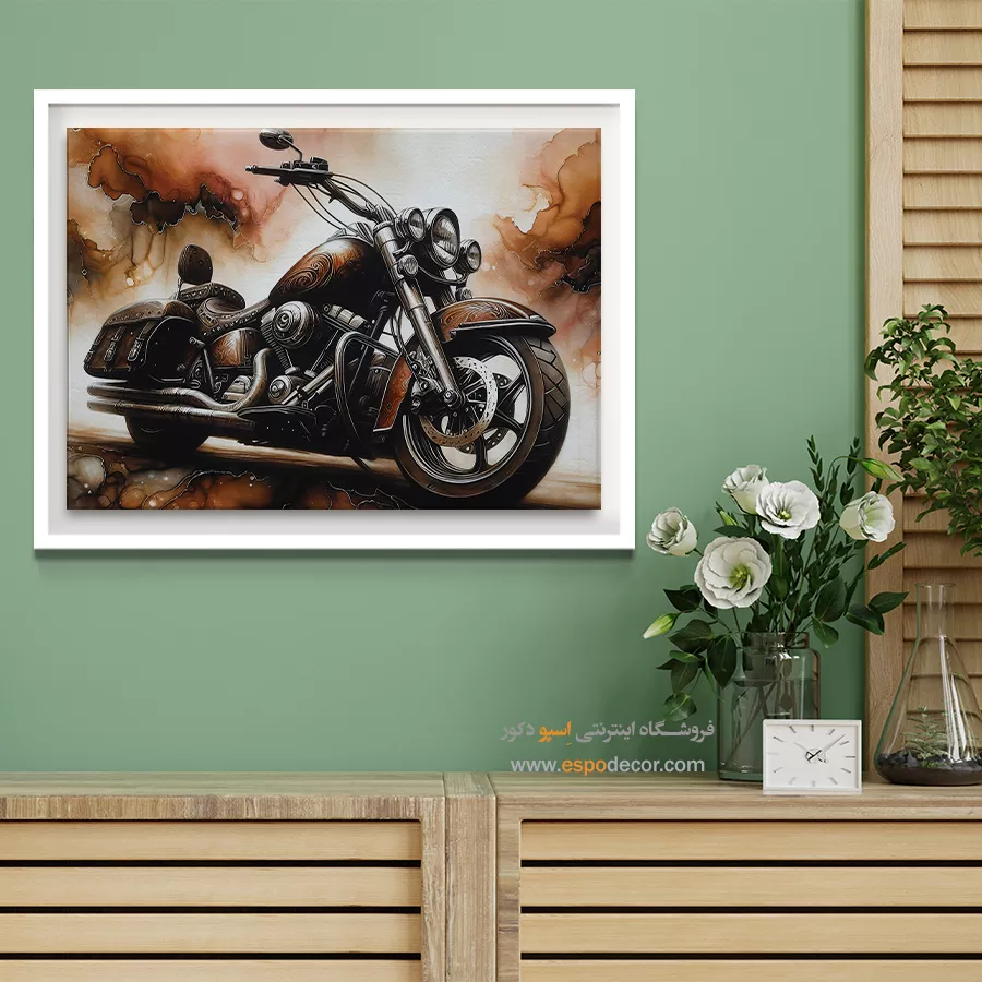 تابلو طرح آبرنگی - اسپو دکور