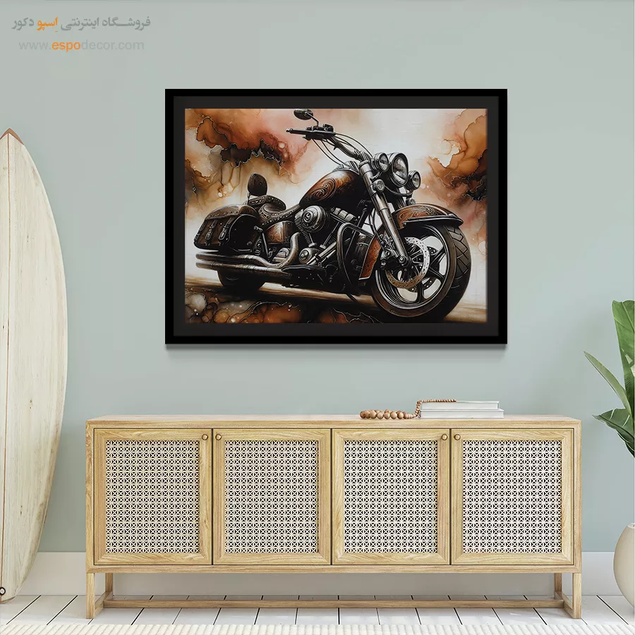 تابلو طرح آبرنگی - اسپو دکور