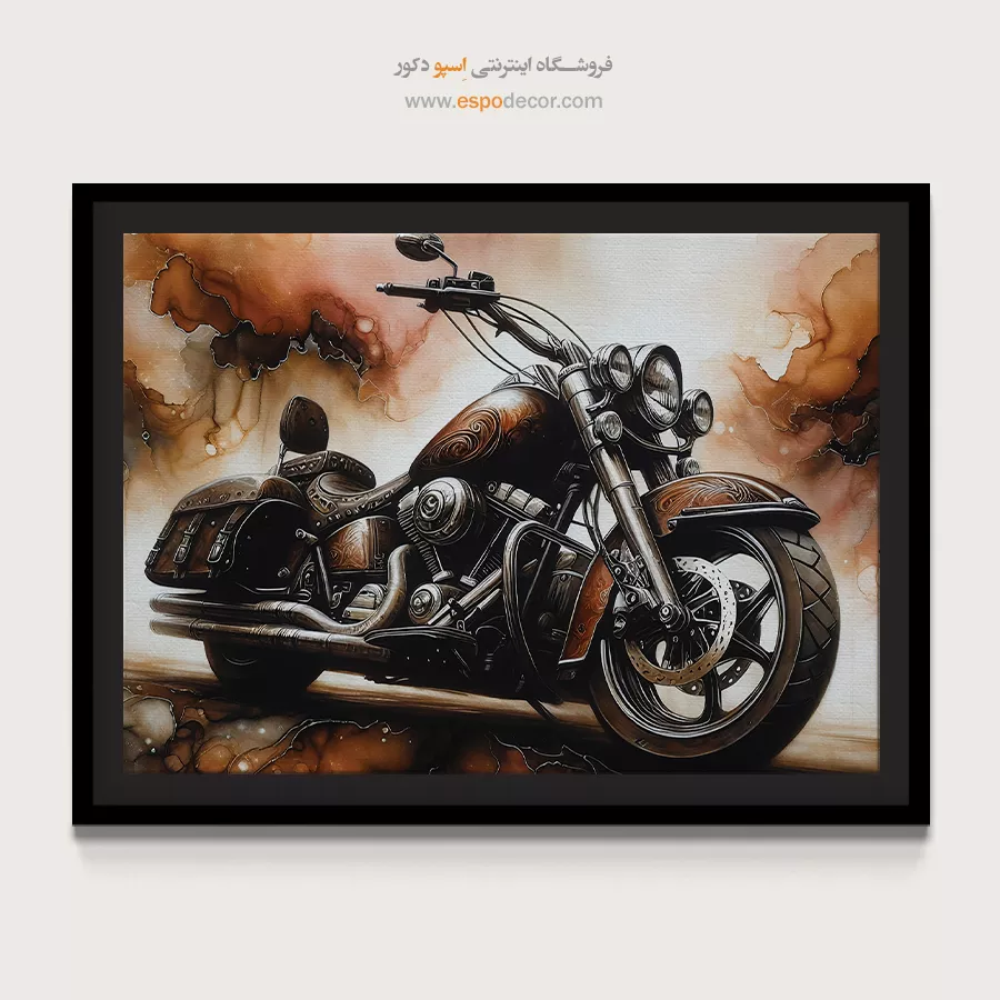 تابلو طرح آبرنگی - اسپو دکور