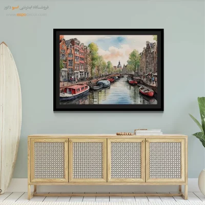 تابلو طرح آبرنگی - اسپو دکور