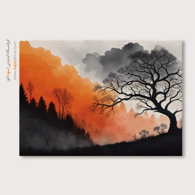 تابلو طرح آبرنگی - اسپو دکور