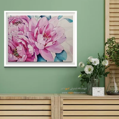 تابلو طرح آبرنگی - اسپو دکور