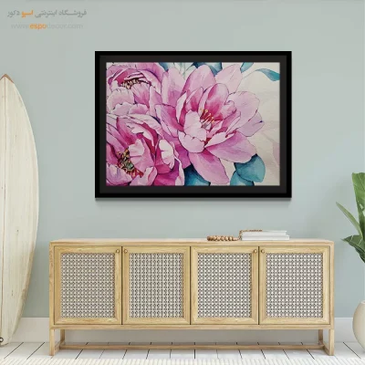 تابلو طرح آبرنگی - اسپو دکور