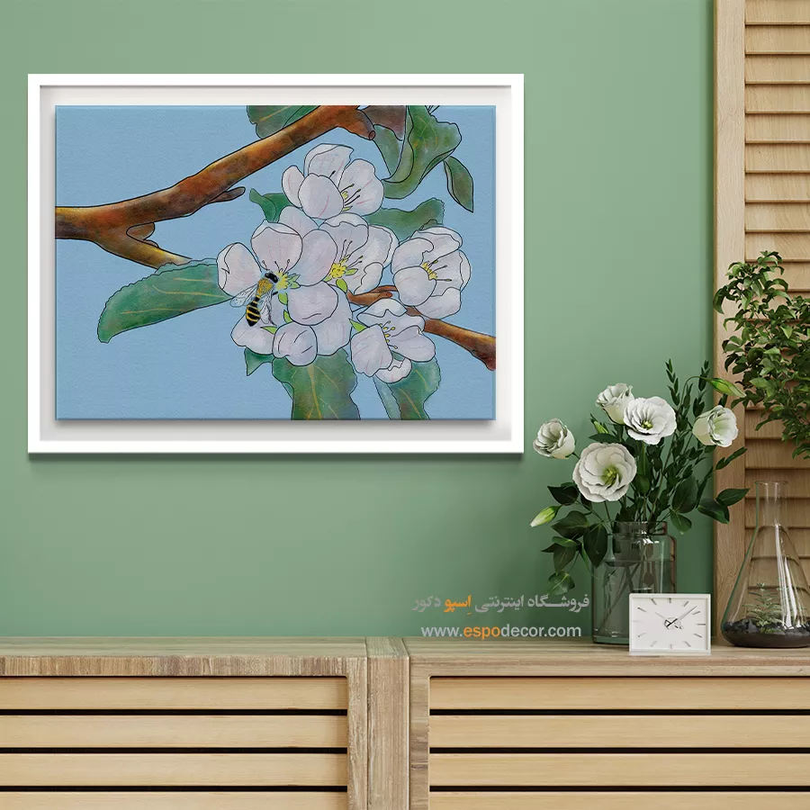 تابلو طرح آبرنگی - اسپو دکور