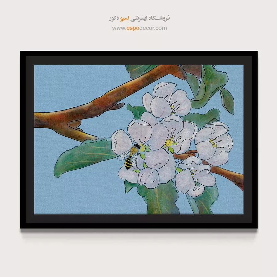 تابلو طرح آبرنگی - اسپو دکور