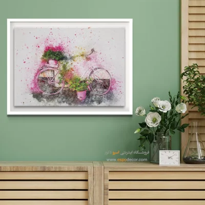 تابلو طرح آبرنگی - اسپو دکور