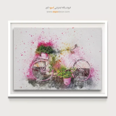 تابلو طرح آبرنگی - اسپو دکور