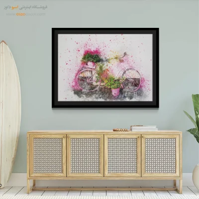 تابلو طرح آبرنگی - اسپو دکور