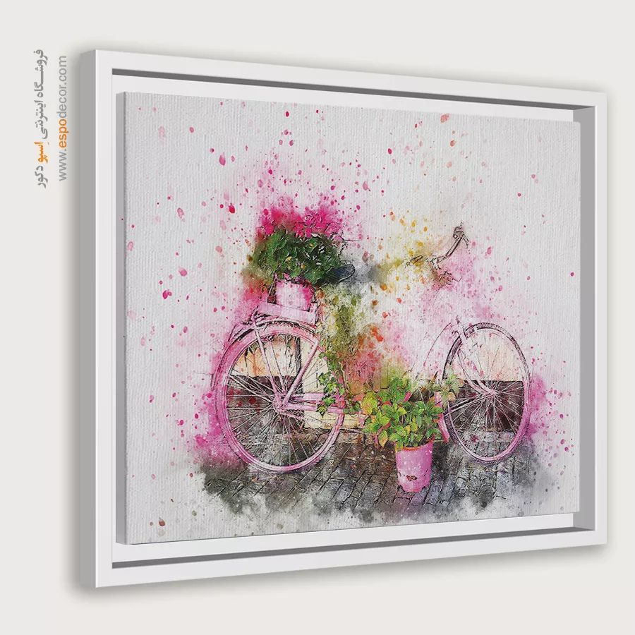 تابلو طرح آبرنگی - اسپو دکور