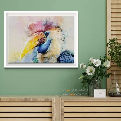 تابلو طرح آبرنگی - اسپو دکور